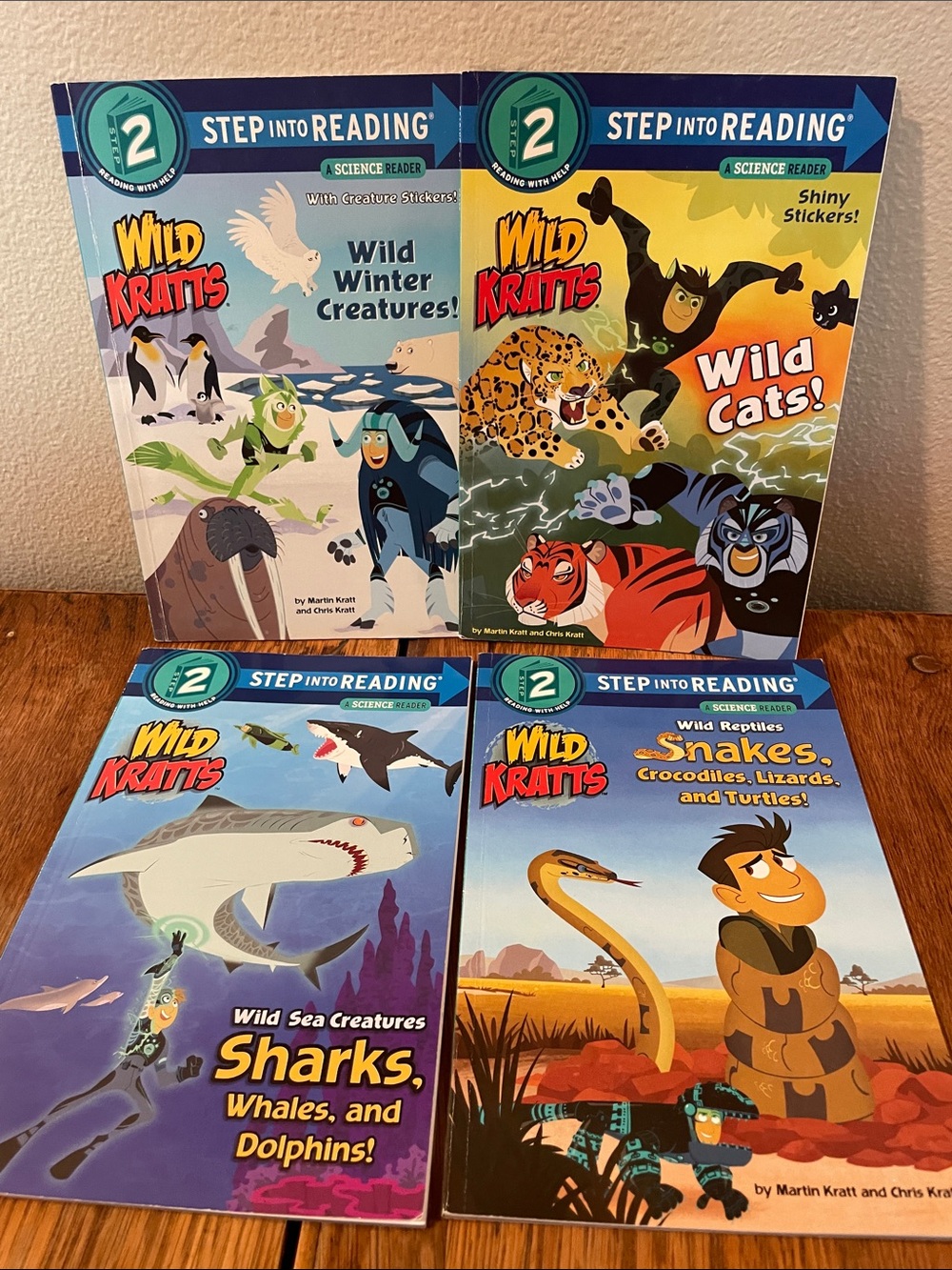Wild Kratts Step into Reading Science Readers — 4 Book Set